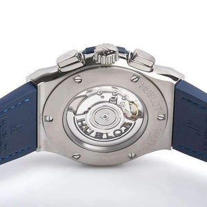 ROOK JAPAN:HUBLOT ClASSIC FUSION BLUE CHRONOGRAPH TITANIUM 45 MM MEN WATCH 521.NX.7170.LR,Luxury Watch,Hublot