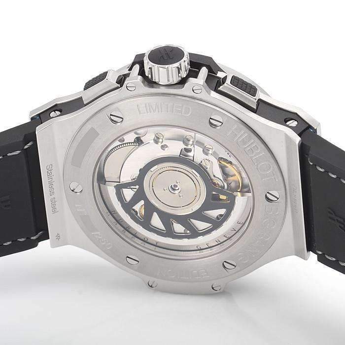 HUBLOT BIG BANG JEANS STEEL DIAMONDS 41 MM MEN WATCH
