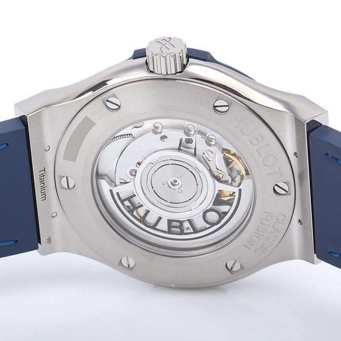 ROOK JAPAN:HUBLOT ClASSIC FUSION BLUE TITANIUM 42 MM  MEN WATCH 542.NX.7170.LR,Luxury Watch,Hublot