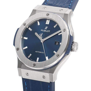 ROOK JAPAN:HUBLOT ClASSIC FUSION BLUE TITANIUM 42 MM  MEN WATCH 542.NX.7170.LR,Luxury Watch,Hublot