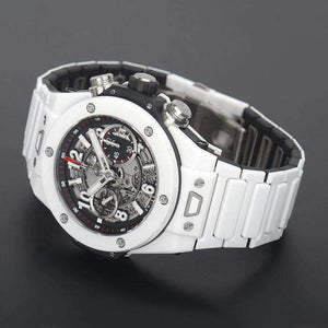 ROOK JAPAN:HUBLOT BIG BANG UNICO WHITE CERAMIC 45 MM MEN WATCH 411.HX.1170.HX,Luxury Watch,Hublot