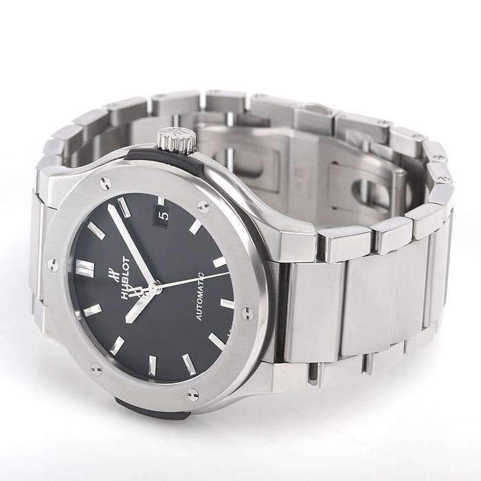 ROOK JAPAN:HUBLOT ClASSIC FUSION TITANIUM BRACELET 45 MM  MEN WATCH 510.NX.1170.NX,Luxury Watch,Hublot