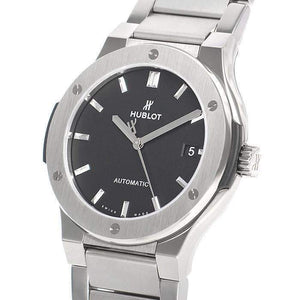 ROOK JAPAN:HUBLOT ClASSIC FUSION TITANIUM BRACELET 45 MM  MEN WATCH 510.NX.1170.NX,Luxury Watch,Hublot