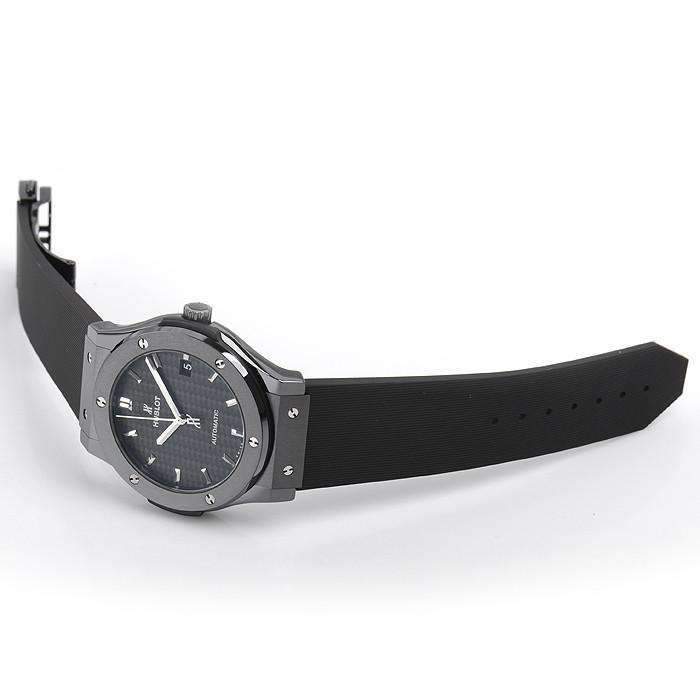  Hublot Classic Fusion Black Ceramic Case Chronograph Watch  521.cm.1771.LR : Clothing, Shoes & Jewelry