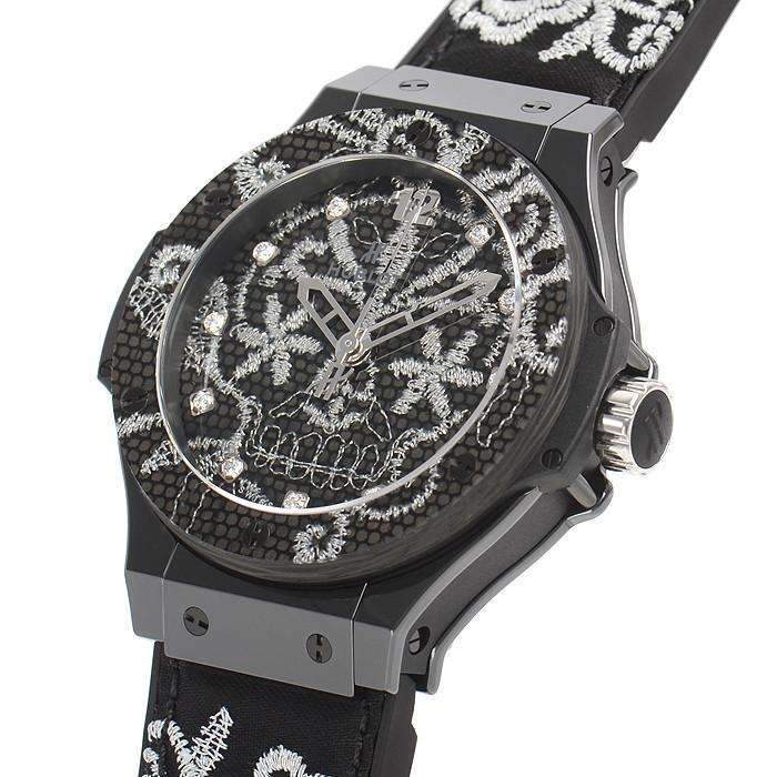 ROOK JAPAN:HUBLOT BIG BANG BRODERIE CERAMIC 41 MM WOMEN WATCH 343.CS.6570.NR.BSK16,Luxury Watch,Hublot