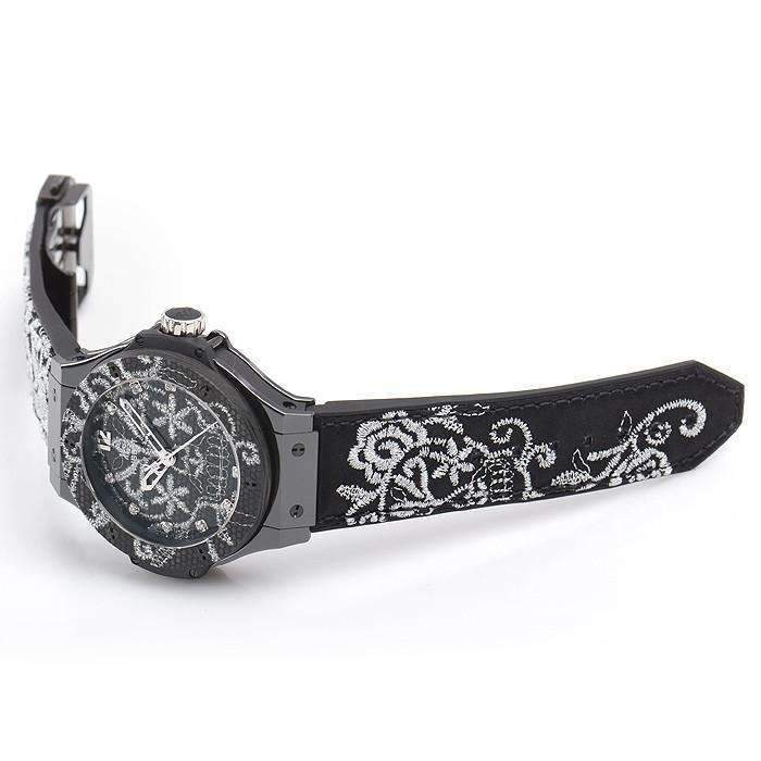 ROOK JAPAN:HUBLOT BIG BANG BRODERIE CERAMIC 41 MM WOMEN WATCH 343.CS.6570.NR.BSK16,Luxury Watch,Hublot
