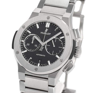 ROOK JAPAN:HUBLOT CLASSIC FUSION CHRONOGRAPH TITANIUM BRACELET 45 MM MEN WATCH 520.NX.1170.NX,Luxury Watch,Hublot