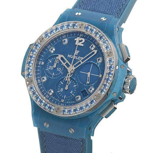 ROOK JAPAN:HUBLOT BIG BANG BLUE LINEN 41 MM WOMEN WATCH 341.XL.2770.NR.1201,Luxury Watch,Hublot