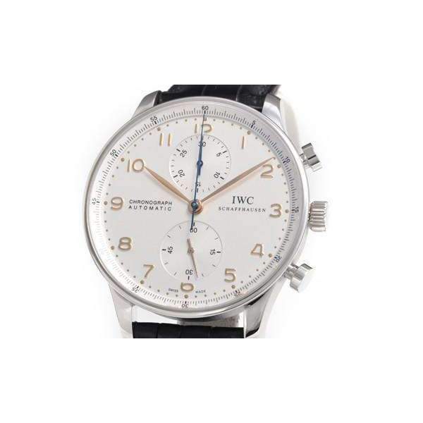 ROOK JAPAN:IWC PORTUGIESER CHRONOGRAPH SILVER AUTOMATIC MEN WATCH  IW371445,Luxury Watch,IWC Portuguese