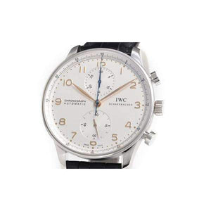IWC PORTUGIESER CHRONOGRAPH SILVER AUTOMATIC MEN WATCH  IW371445 - ROOK JAPAN