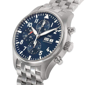 ROOK JAPAN:IWC PILOT'S CHRONOGRAPH BLUE LE PETIT PRINCE MEN WATCH IW377717,Luxury Watch,IWC Pilot's