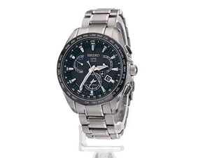 SEIKO ASTRON GPS SOLAR CHRONOGRAPH SILVER MEN WATCH SBXB101