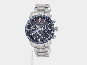 SEIKO ASTRON GPS SOLAR TITANIUM SAPPHIRE GLASS SILVER MEN WATCH SBXC001