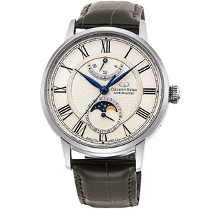 ORIENT STAR CLASSIC COLLECTION PRESTIGE SHOP MECHANICAL MOON PHASE MEN WATCH (200 LIMITED) RK-AY0108S - ROOK JAPAN